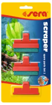Sera Scraper Acrylic Blade + 2x Sponge Blades