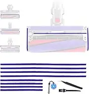 Pack of 8 Soft Plush Strips for Dyson V6 V7 V8 V10 V11 V12 V15 DC58 DC59 DC62 DC72 DC74 Vacuum Cleaner Accessories, Soft Replacement Parts, 4 Long (23 cm), 4 Short (11.5 cm)