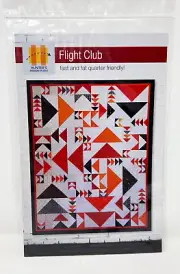 New Hunter's Design Studio Quilt Pattern Flight Club 54x68" 2016 HDS.040 Uncut
