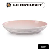 在飛比找PChome24h購物優惠-LE CREUSET-瓷器輕虹霓彩系列橢圓深盤23cm-貝殼