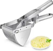 Stainless Steel Potato Masher Large Bowl Ergonomic Handle For Easy Mashing