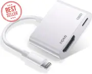 MFi Lightning to HDMI Adapter iPhone/iPad TV Cable 1080P Digital AV Converter