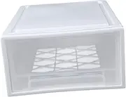 STOBAZA Plastic Drawer Box Trunk Storage for Underwear Oxford Storage for Clothes Large Containing Box for Home Style