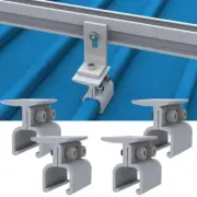 1 Piece Standing Seam Clamp for Roof Sheet Metal Solar Panel PV Mounting