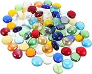 1 Irregular Mosaic Tile Beads for DIY Craft Projects Transparent Glass Flatback Beads for Home Decoration Candle Holders and Art Activities for Handicraft Lovers and Parent