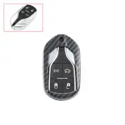 Hard Shell Carbon Fiber Pattern Key FOB Case For Maserati Ghibli Quattroporte