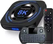 Powerful Android 12.0 TV Box with 8K Resolution, 4GB RAM, and Expandable Memory