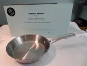 NEW Gordon Ramsay by Royal Doulton Stainless-Steel 8-Inch Fry Pan Maze NIB