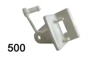 POLY TAPE PINLOCK INSULATOR 500 - STEEL Y POST STAR PICKET ELECTRIC FENCE WIRE