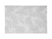 Maxwell & Williams Table Accents Placemat 45x30cm Frond Silver/White Set of 6
