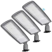 3 Pack 200W LED Parking Lot Light,Dusk to Dawn Outdoor Shoebox Pole Lighting ...