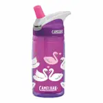 美國CAMELBAK 400ML EDDY兒童吸管雙層隔溫運動水瓶 戀愛天鵝