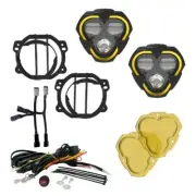 KC HiLiTES FLEX ERA 3 Fog Light Pods 2-Light Kit Jeep JK/JL/JT Plastic Bumpers (for: Jeep)