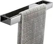 40cm Bathroom Towel Holder Without Drilling, Self Adhesive Towel Rail Stainless Steel for Bathroom Towel Rack, Towel Bar for Bath Chrome Finish…