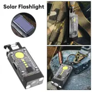 New Portable USB Type-C Rechargeable Mini Keychain EDC Flashlight Work Light Set