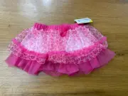 Baby Starters 12mo Pull On Ruffled Skirt NWT! Pink!