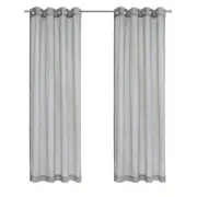 Habitat Luna Light Filtering Grommet Lightweight Solid Dolly Fabric Curtain