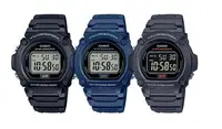 在飛比找Yahoo!奇摩拍賣優惠-CASIO手錶公司貨復古的圓型錶殼設計W-219H 三種配色