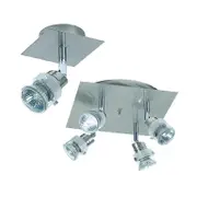 Square Spot Light /4Lt GU10 in Chrome Superlux Lighting - SS-P1-CH, SS-P4-CH