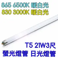 在飛比找蝦皮購物優惠-【築光坊】T5 21W 燈管 830 865 CNS認證 白