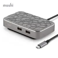 在飛比找PChome24h購物優惠-Moshi Symbus Q -USB-C 多功能無線充電擴