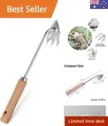 Stainless Steel Weed Puller, Manual Hand Weeder Tool, Garden Weeding Tool for...