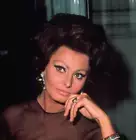 Italian film star Sophia Loren at the Savoy Hotel - 1965 Old Photo