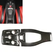 Real Carbon Fiber For Ferrari 458 2011-16 Central Control Gear Shift Panel Trim (for: Ferrari)