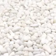 White Pebble Plant, 1-3Cm White Gravel for Indoor Plants, White Stone Garden Lan