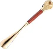 [COMPUKAS] Senior Long Reach Shoehorn Metal Tool for Boot Ski Boot Easy to Use Zinc Alloy Snake Head Shape