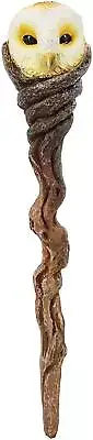 Hedwig Wise Owl of Artemis Fantasy Sorcery Wizard Cosplay Toy Magic Wand 9.5"L