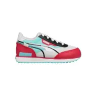 Puma Future Rider Twofold Lace Up Toddler Boys Blue, Pink, White Sneakers Casua