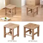 Wooden Foot Stool Ottoman Shoe Changing Stool Stepping Stool Bench Stepstool