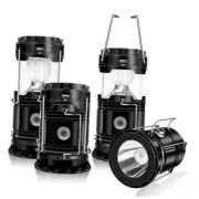 -Pack Solar Camping Lantern, Collapsible LED Solar USB 4 Modern-USB
