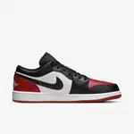 NIKE AIR JORDAN 1 LOW 男 休閒鞋 喬丹 低筒 AJ1 白黑紅 553558-161【S.E運動】