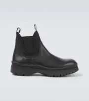 [Prada] Prada Leather Chelsea boots AU 10 black
