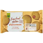 Woolworths Free From Gluten Gingernut Biscuit 155g