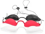 GARVALON 3Pcs Multifunctional Eye Goggles UV Protection for Beauty Treatments Therapy and Outdoor Activities Includes and Shades