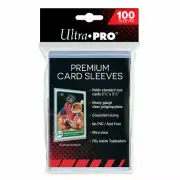 Ultra PRO Platinum Premium Trading Card Sleeves Clear Protector x 100