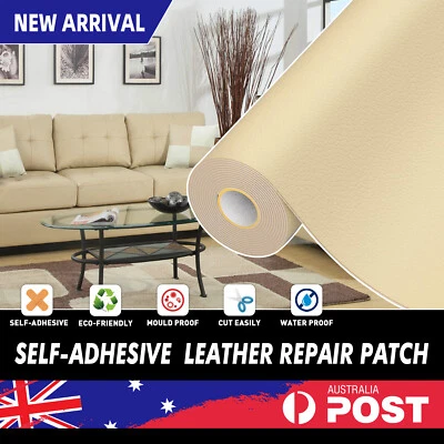 Leather Repair Tape Self Adhesive Patch Sticker Couch Handbags Sofa Car Seat