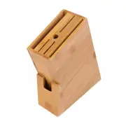 Universal Wooden Knife Holder Functional Bamboo Knife Block Stand Knives Storage