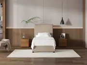 My Style Tapered Headboard & Slimline Base - Single / Natural / Standard Base