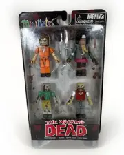 Minimates The Walking Dead - Prison Rick Grimes - Michonne - 4-Pack - 2012 - NIP