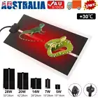 Reptile Pet Electric Heating Pad Heater Heat Mat Warmer Hermit Crab Frog Lizard