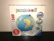 Ravensburger Puzzleball World Globe Puzzle w/ Display Stand - 540 Pieces