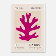 Galrie Papiers Découpés H. Matisse Art Print Pink Foliage (1955), Poster Only, A2 42 x 60cm (16 x 24inch)
