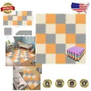 18 Interlocking EVA Tiles - Colorful, Safe Play Mat for Kids and Workout Bliss