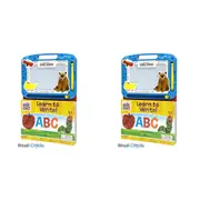 2x Eric Carle Abc/Words Learning Series Kids Magnetic Drawing Pad w/ Book 3y+