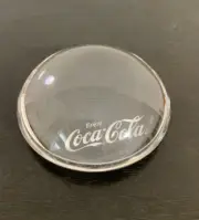 Coca-Cola Sasaki Crystal 1980's vintage Paperweight for Shareholder Novelty