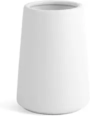 H&H Ceramic Bathroom Tumbler White Color 11,5 cm